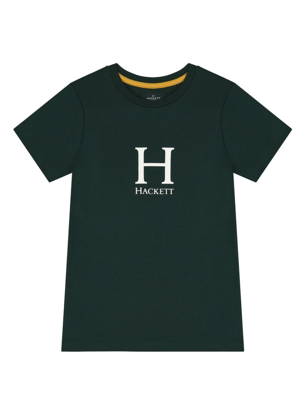 Hackett Kids T-shirt met logoprint Groen