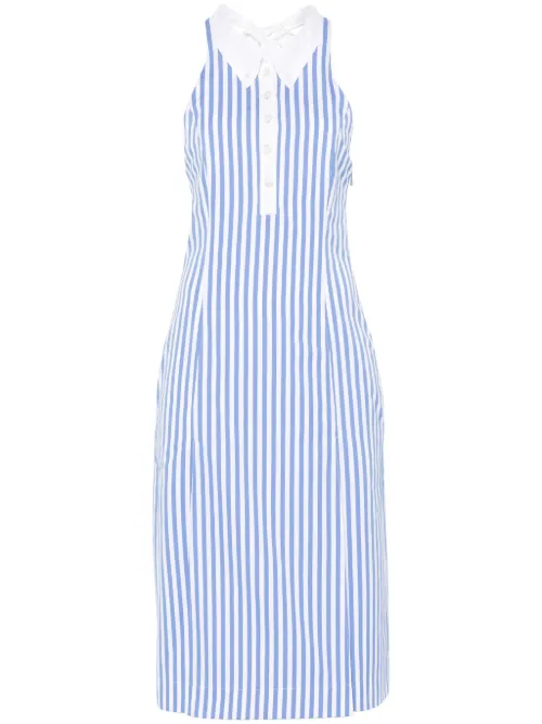 Robe mi-longue à rayures - Thom Browne - Modalova