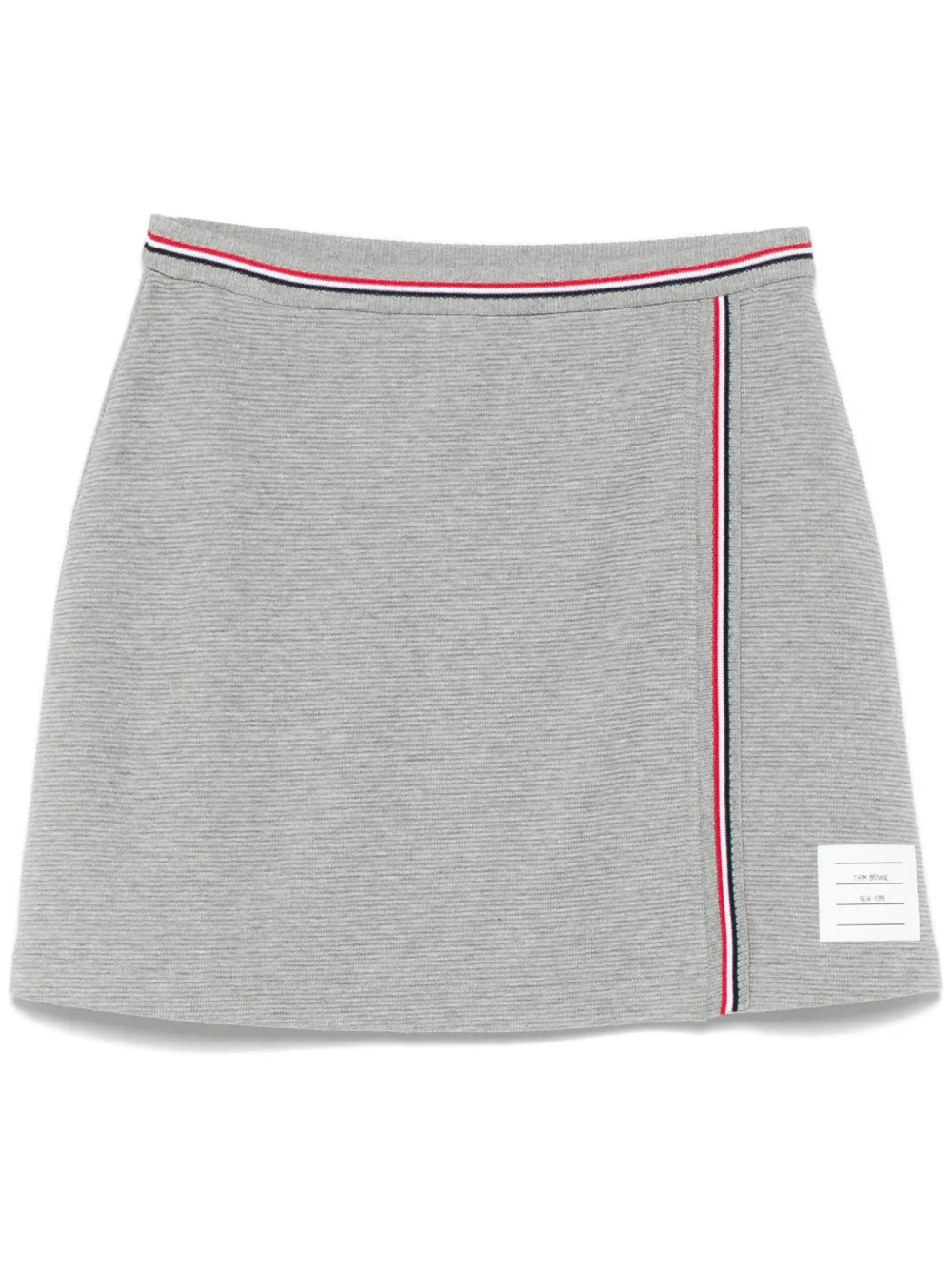 Thom Browne ワッフル ミニスカート - グレー Thom Browne ワッフル ミニスカート - グレー