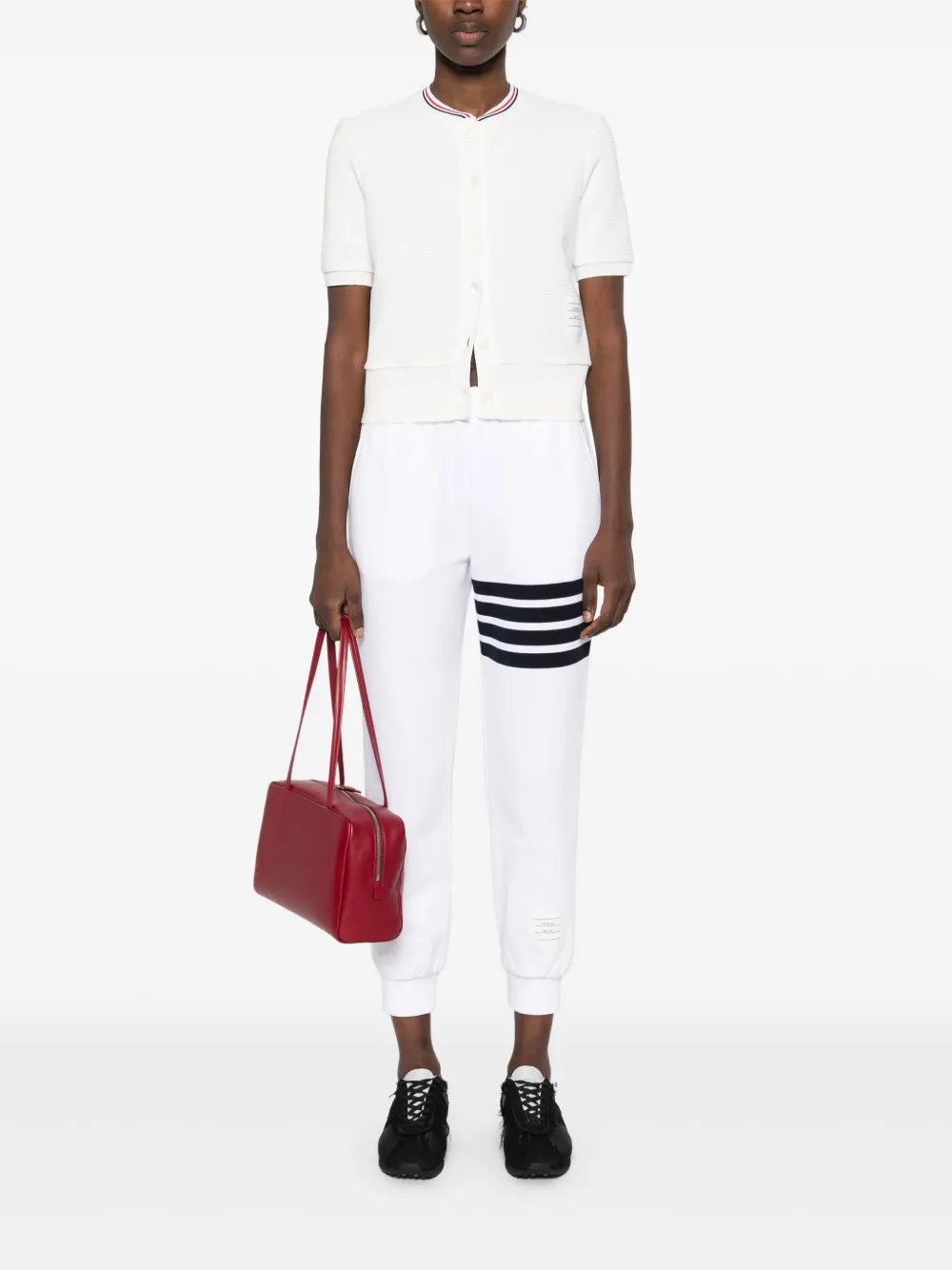 Thom Browne RWB-stripe cotton cardigan | Cardigans | Image 2