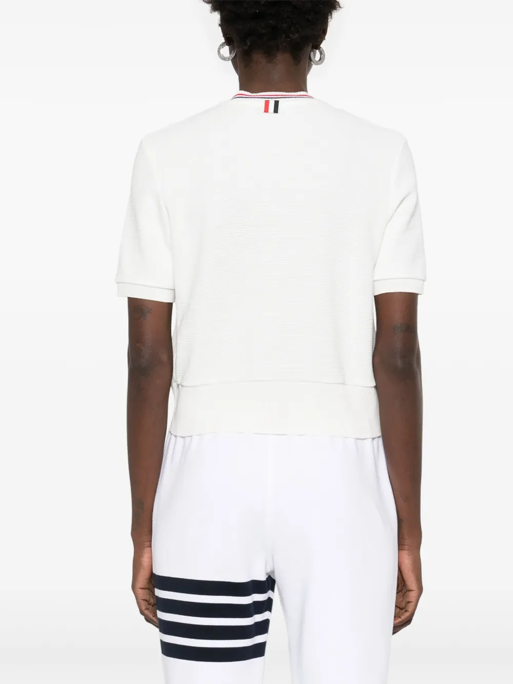 Thom Browne Gestreept vest Wit