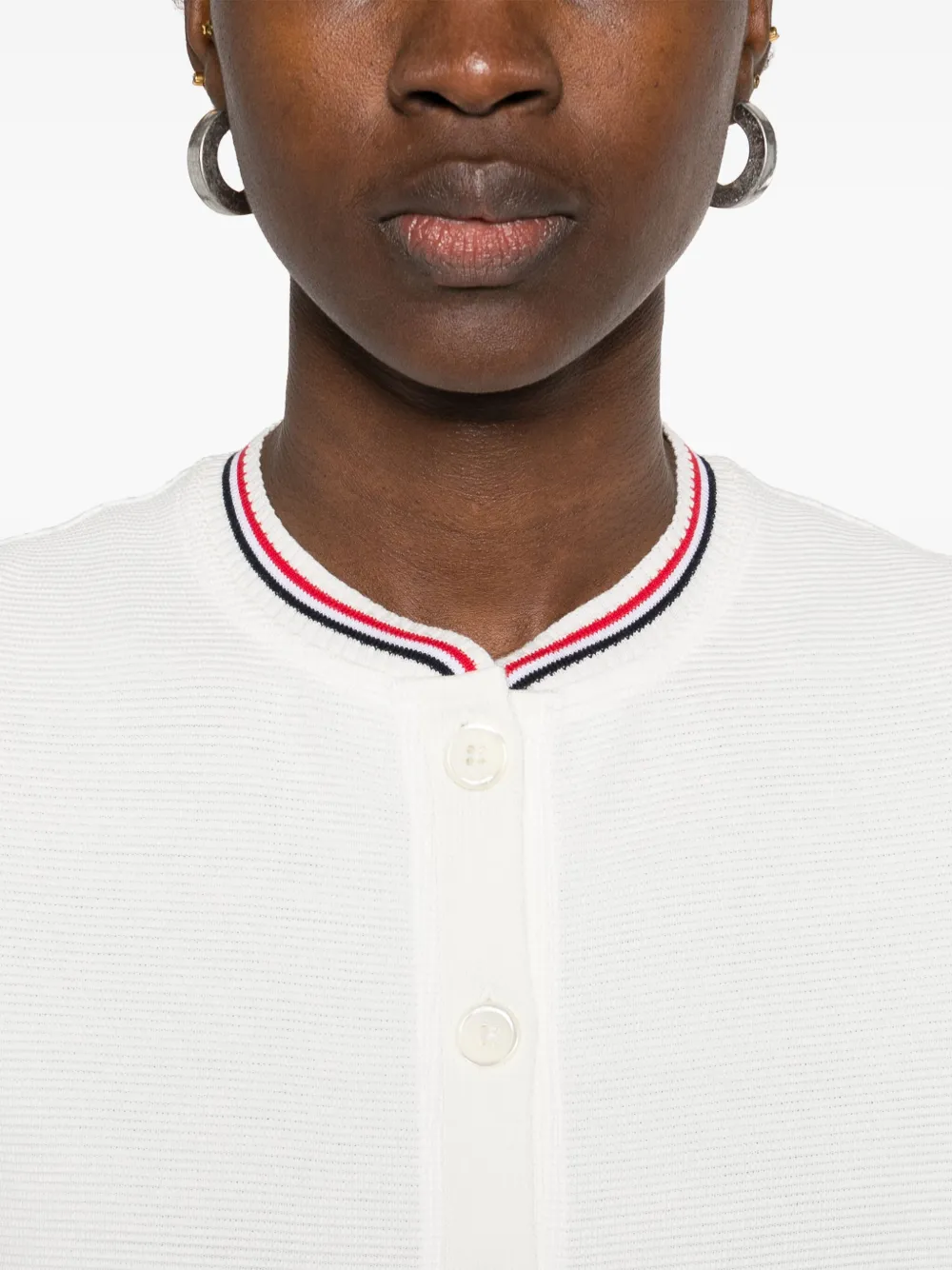 Thom Browne Gestreept vest Wit