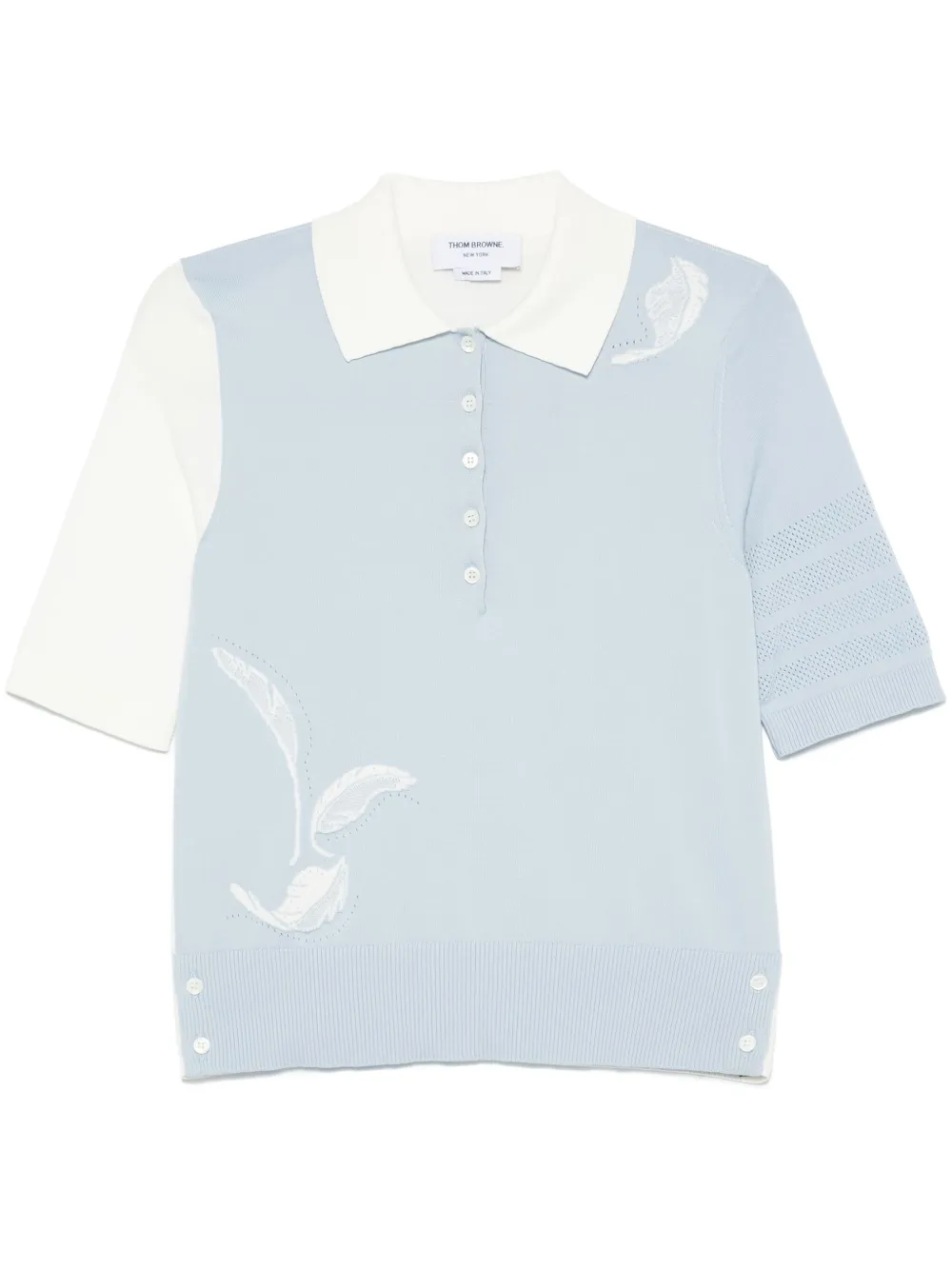 Thom Browne 针织polo领上衣