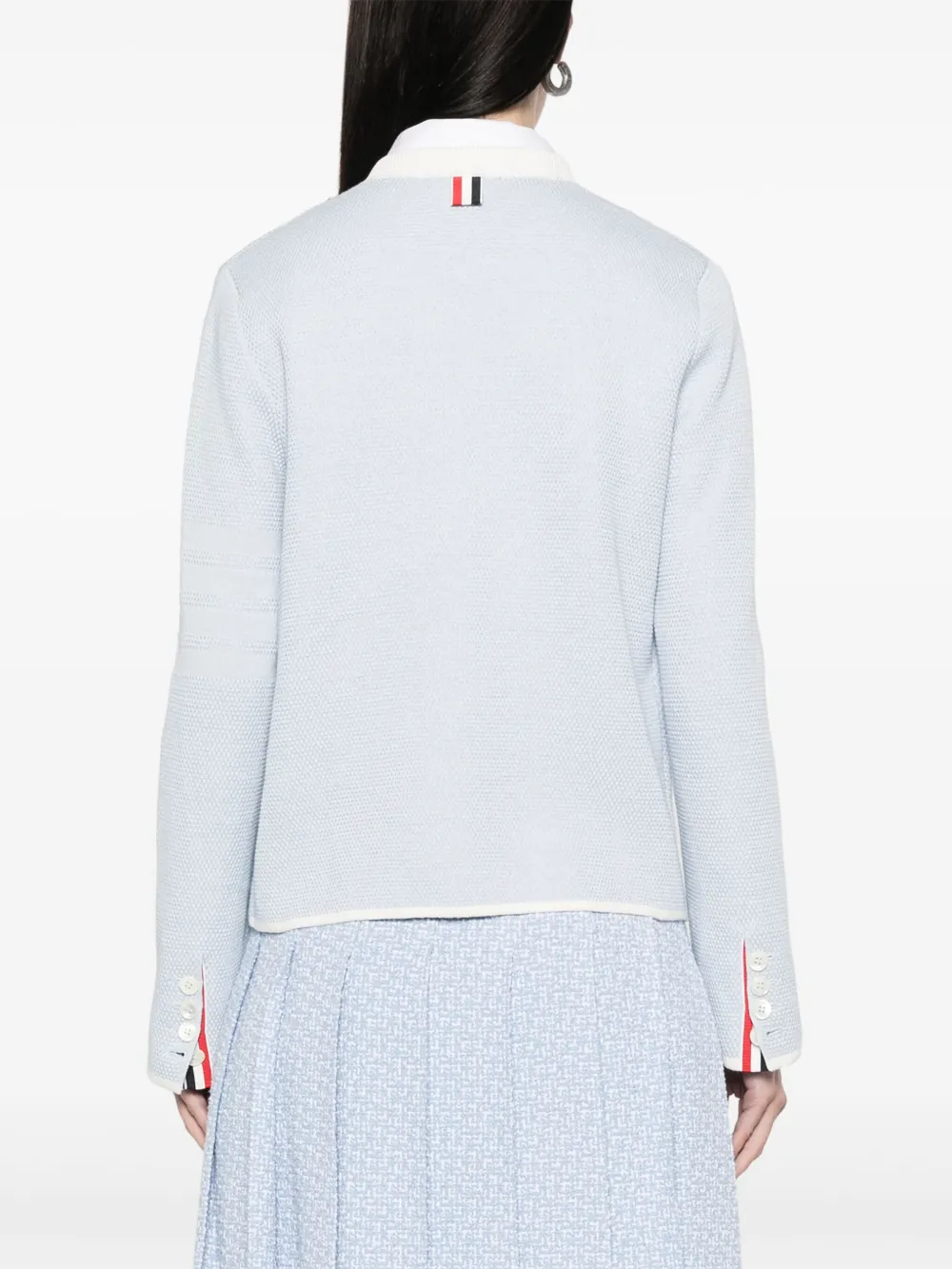 Thom Browne Jack met honingraat-gebreide Blauw