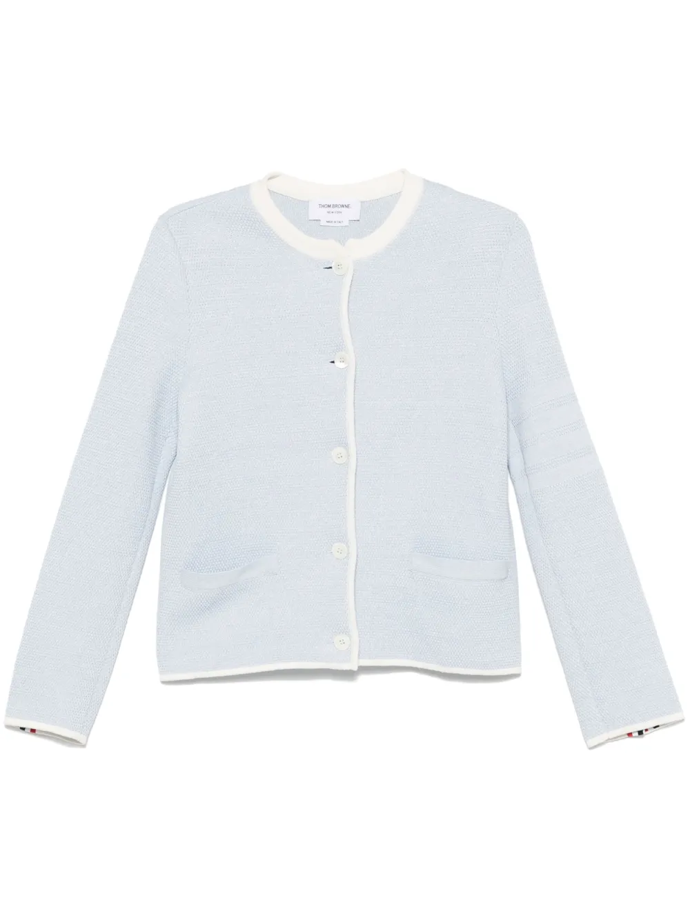 Thom Browne Jack met honingraat-gebreide Blauw