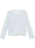 Thom Browne honeycomb-knit jacket - Blue
