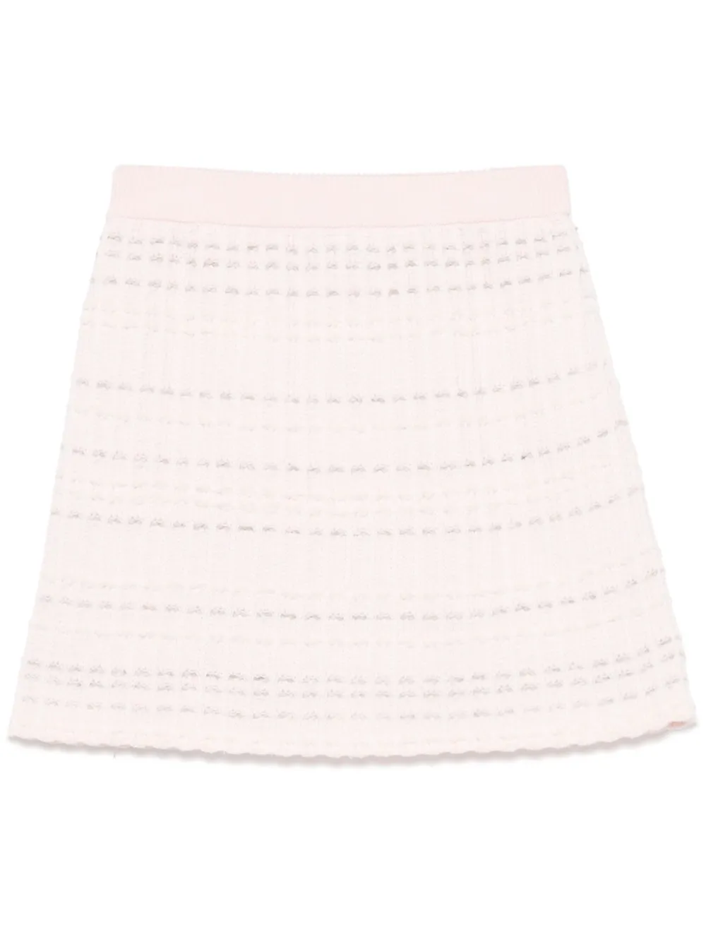 Thom Browne minijupe en jacquard | rose | Image 1