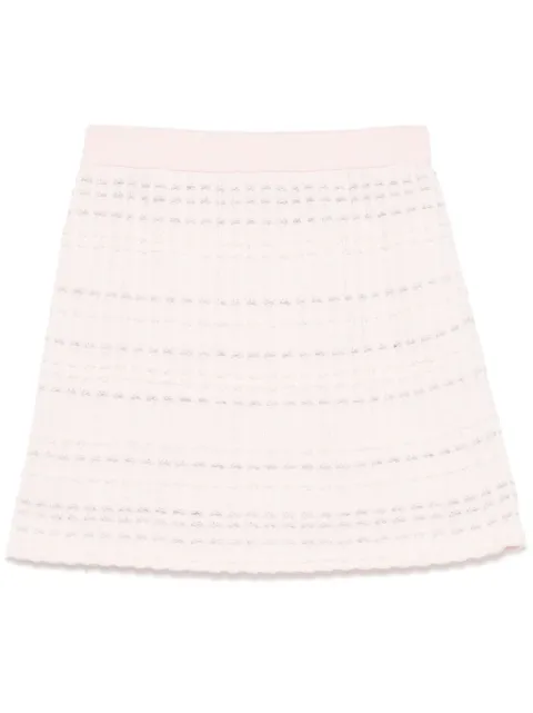 Thom Browne tweed jacquard mini skirt