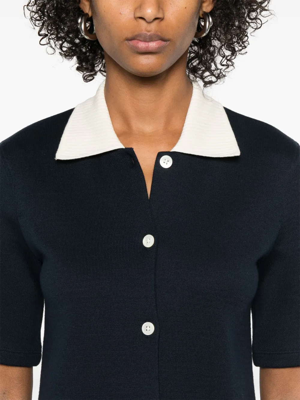 Thom Browne Geribbelde mini-jurk Blauw
