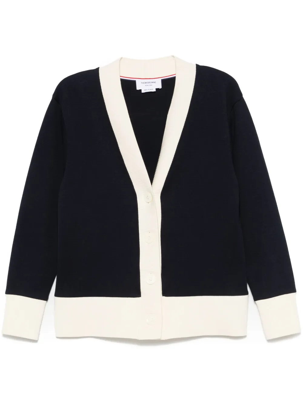 Thom Browne Vest met contrasterende afwerking Blauw
