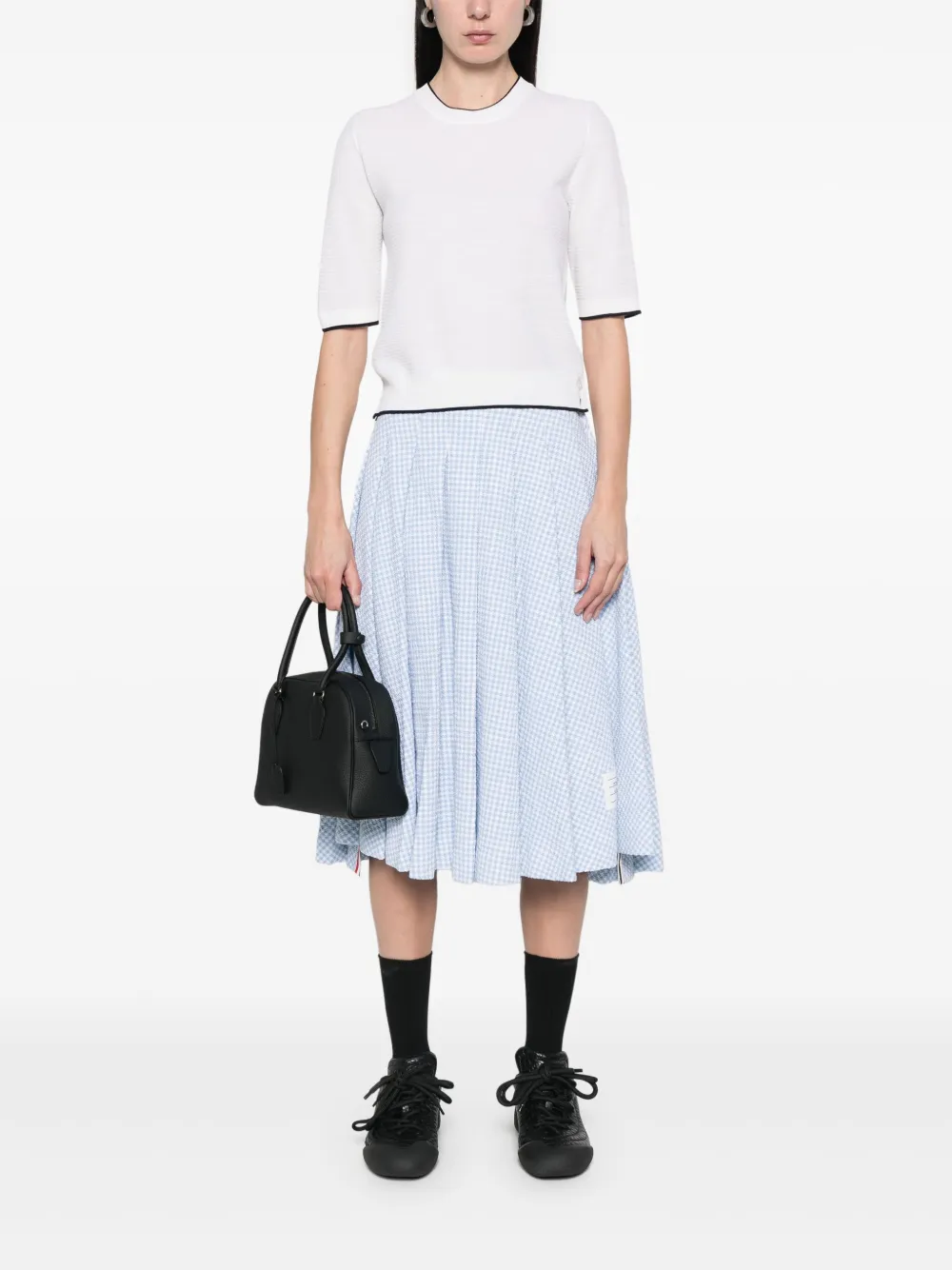 Thom Browne 4-Bar stripe cotton T-shirt | T-Shirts & Jersey Shirts | Image 2
