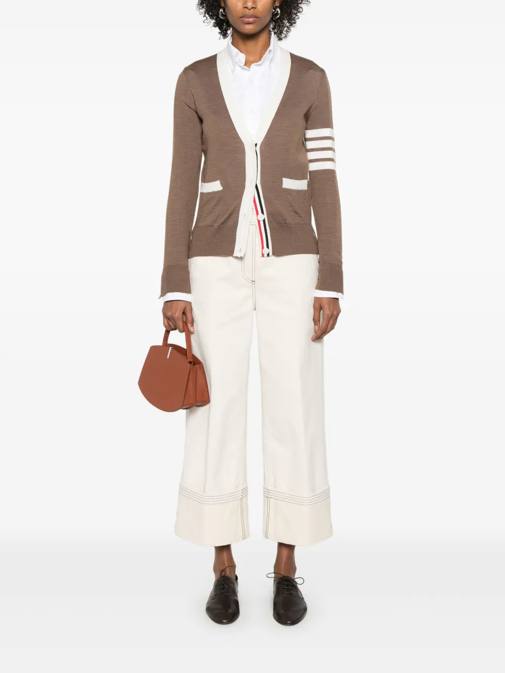 Thom Browne 4-Bar stripe wool cardigan | Cardigans | Image 2