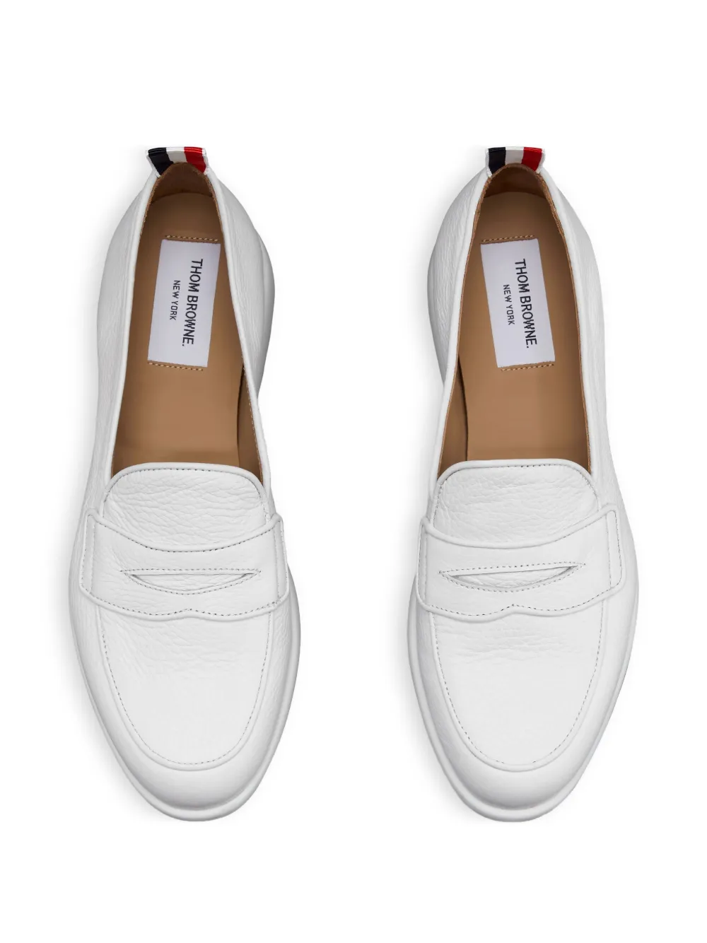 Thom Browne Varsity loafers White