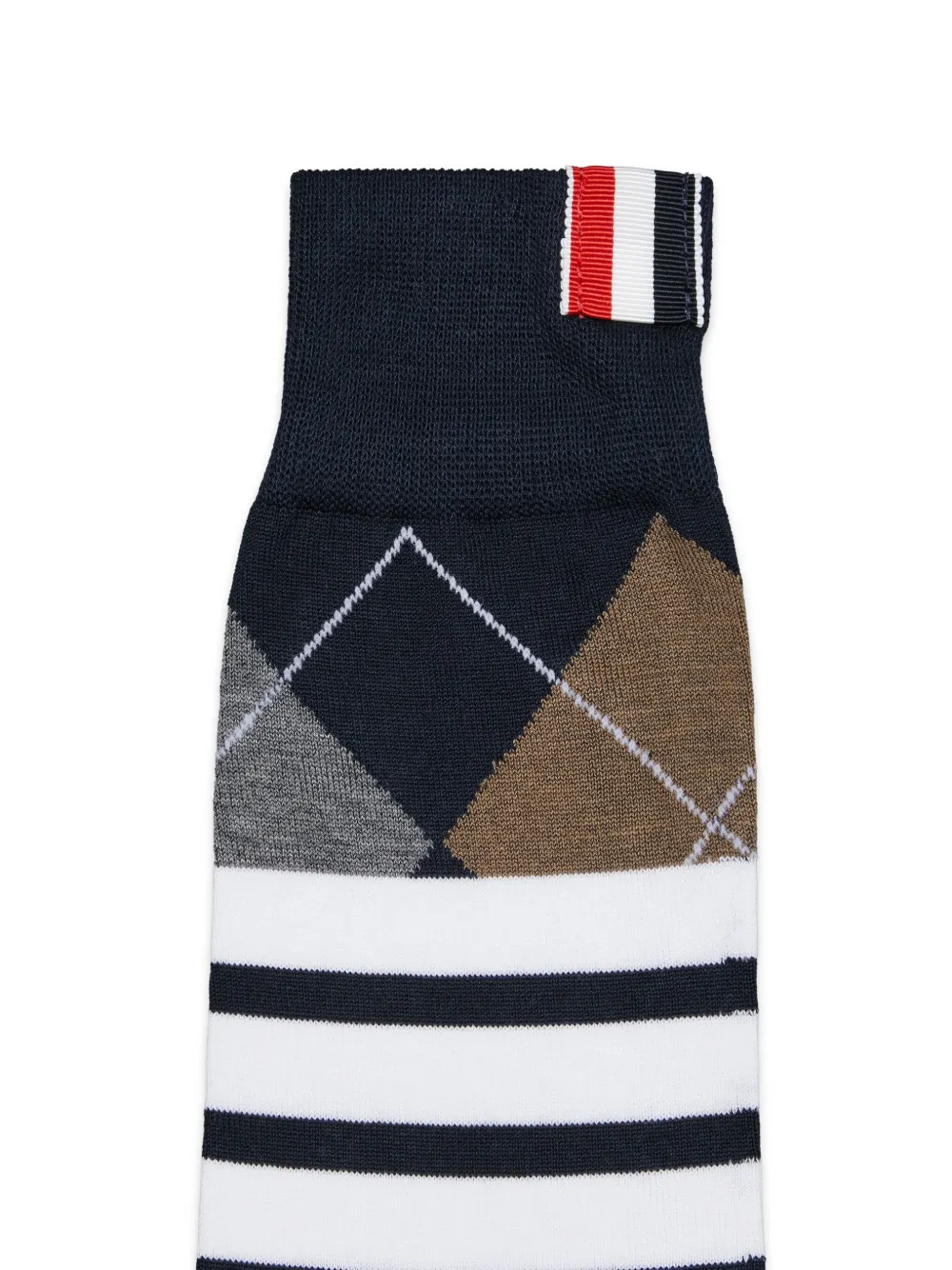 Thom Browne argyle intarsia-knit socks | Image 2
