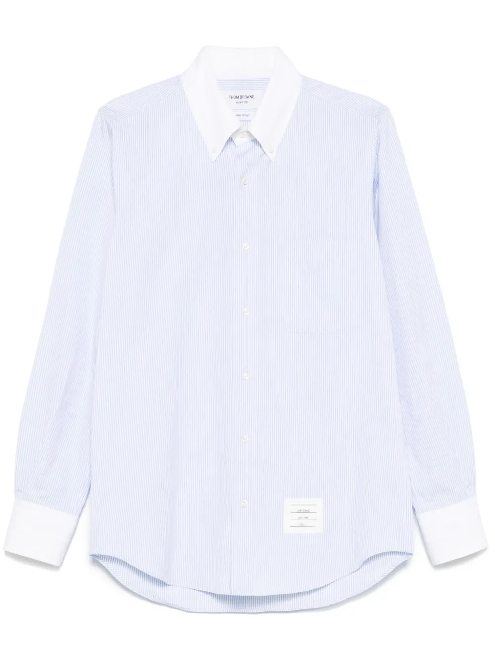 Thom Browne camisa con rayas estampadas | azul | Image 1