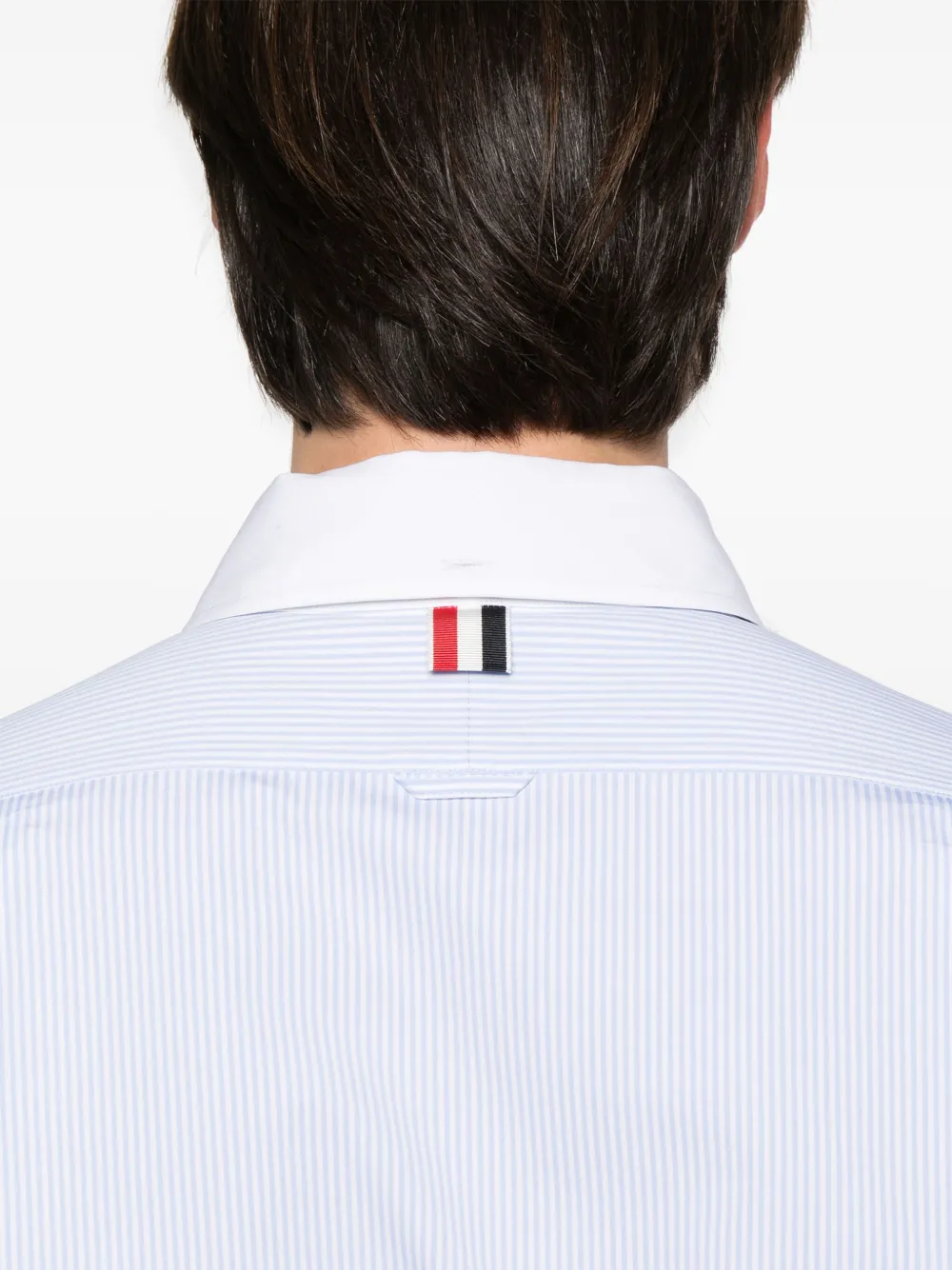 Thom Browne Gestreept overhemd Blauw