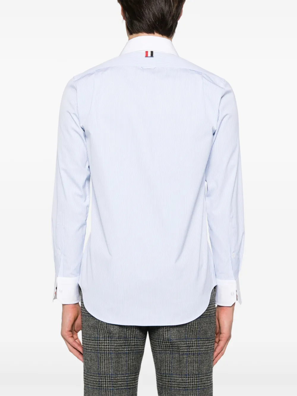 Thom Browne Gestreept overhemd Blauw