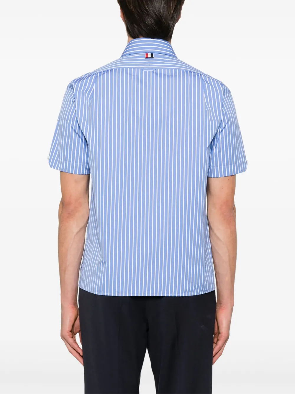 Thom Browne Gestreept overhemd Blauw
