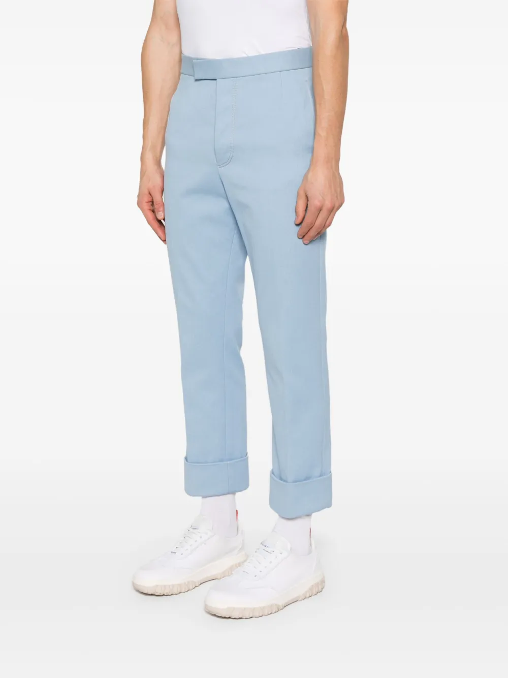 Thom Browne Broek met verstelbaar bandje Blauw