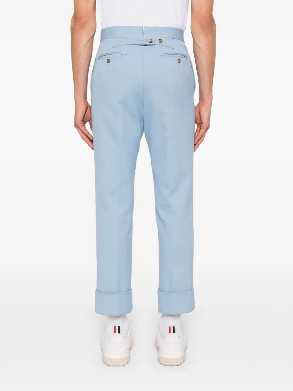 Thom Browne Broek met verstelbaar bandje Blauw