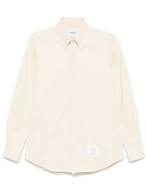 Thom Browne camisa de mezclilla con motivo de rayas RWB