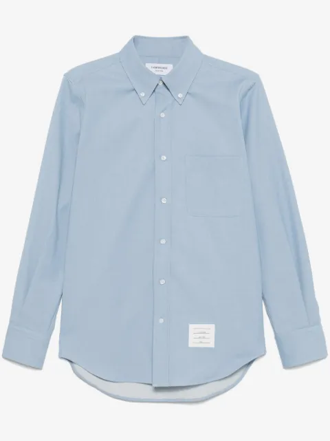 Thom Browne RWB-stripe denim shirt