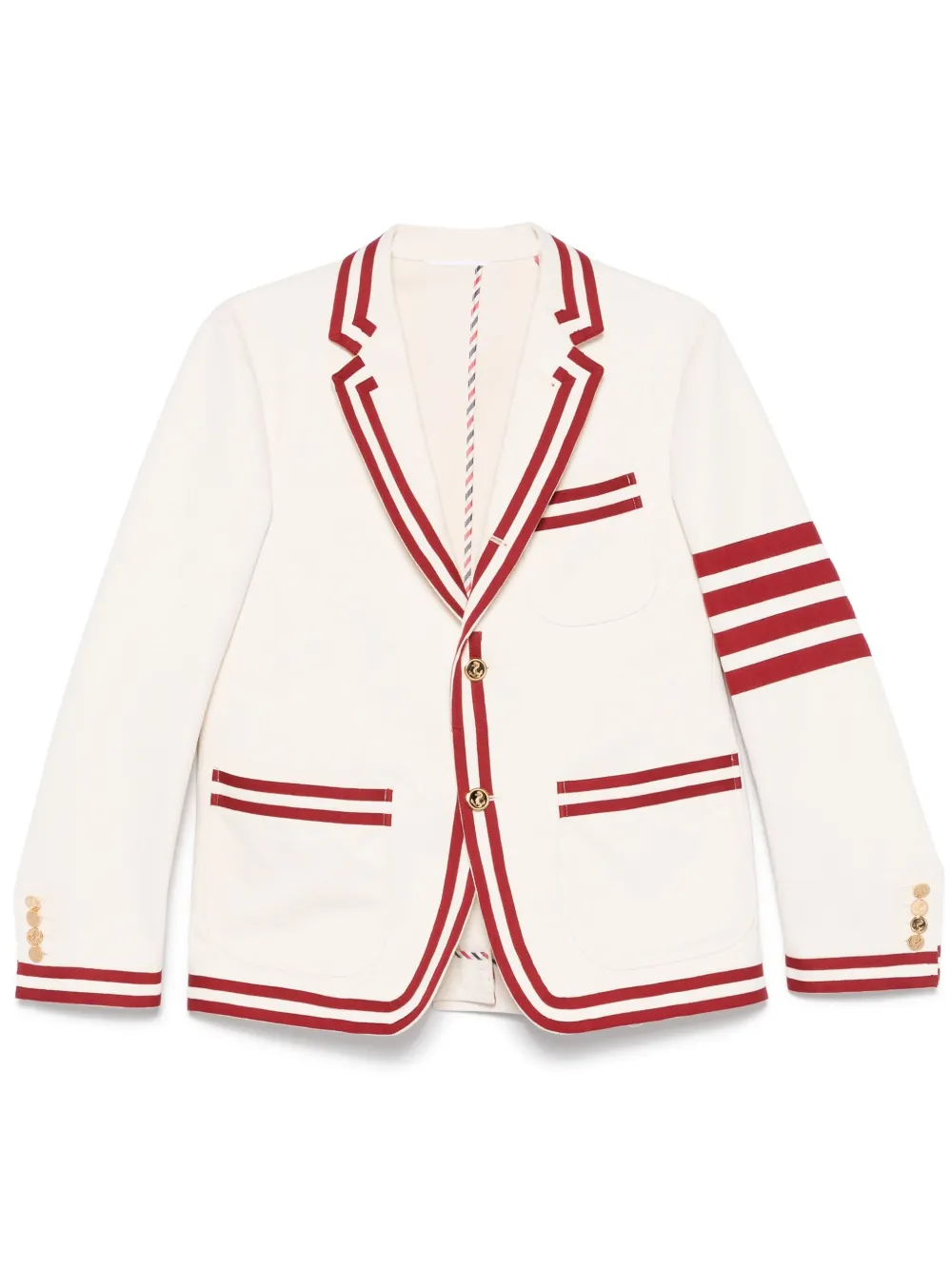 Thom Browne 4BAR ジャケット - ニュートラル Thom Browne 4BAR ジャケット - ニュートラル