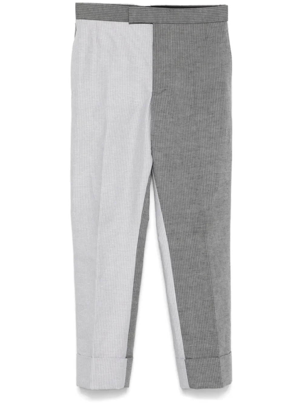 Thom Browne ストライプ パンツ - グレー Thom Browne ストライプ パンツ - グレー