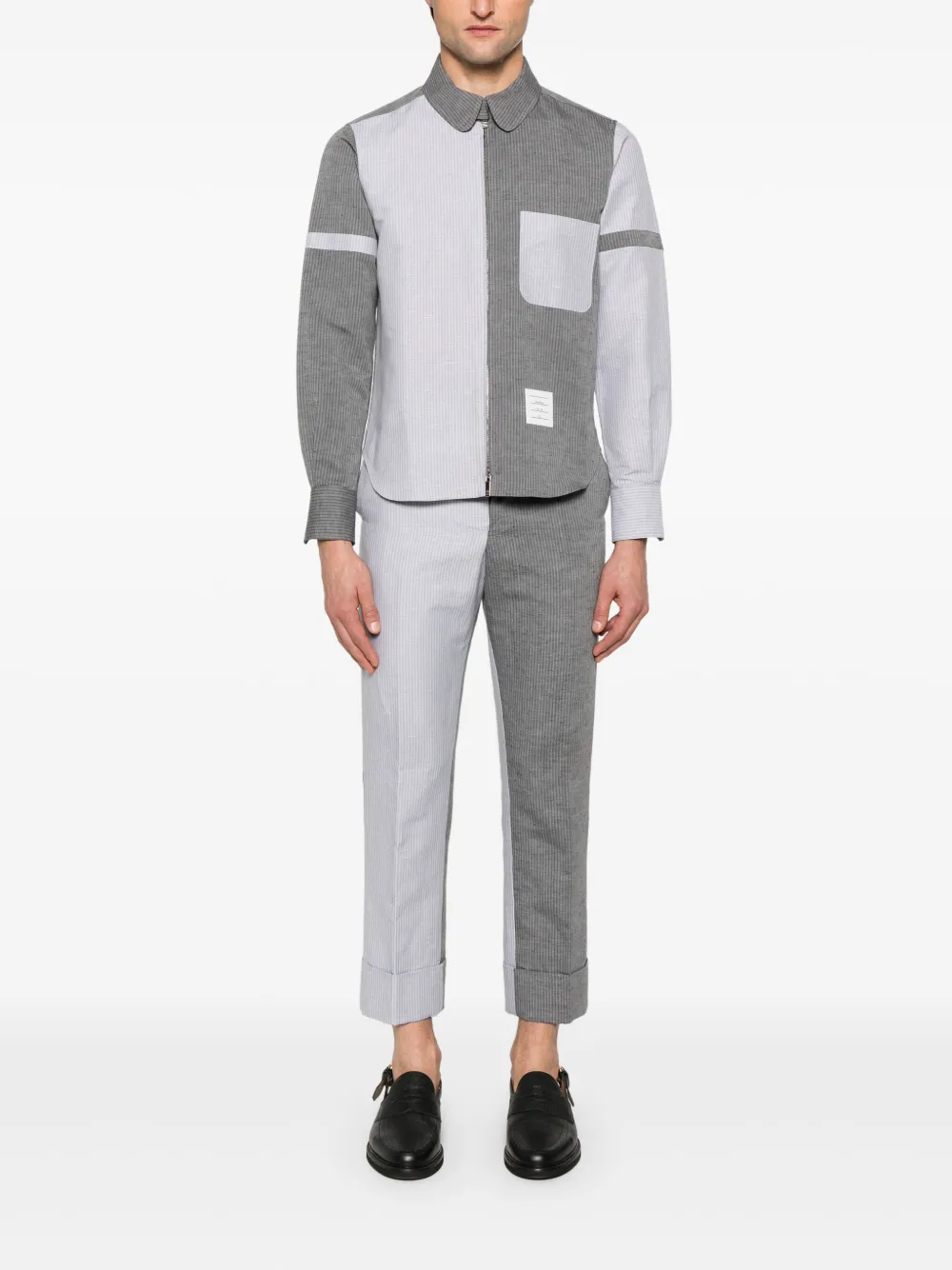 Thom Browne pantalon à rayures | Pantalons de costume | Image 2