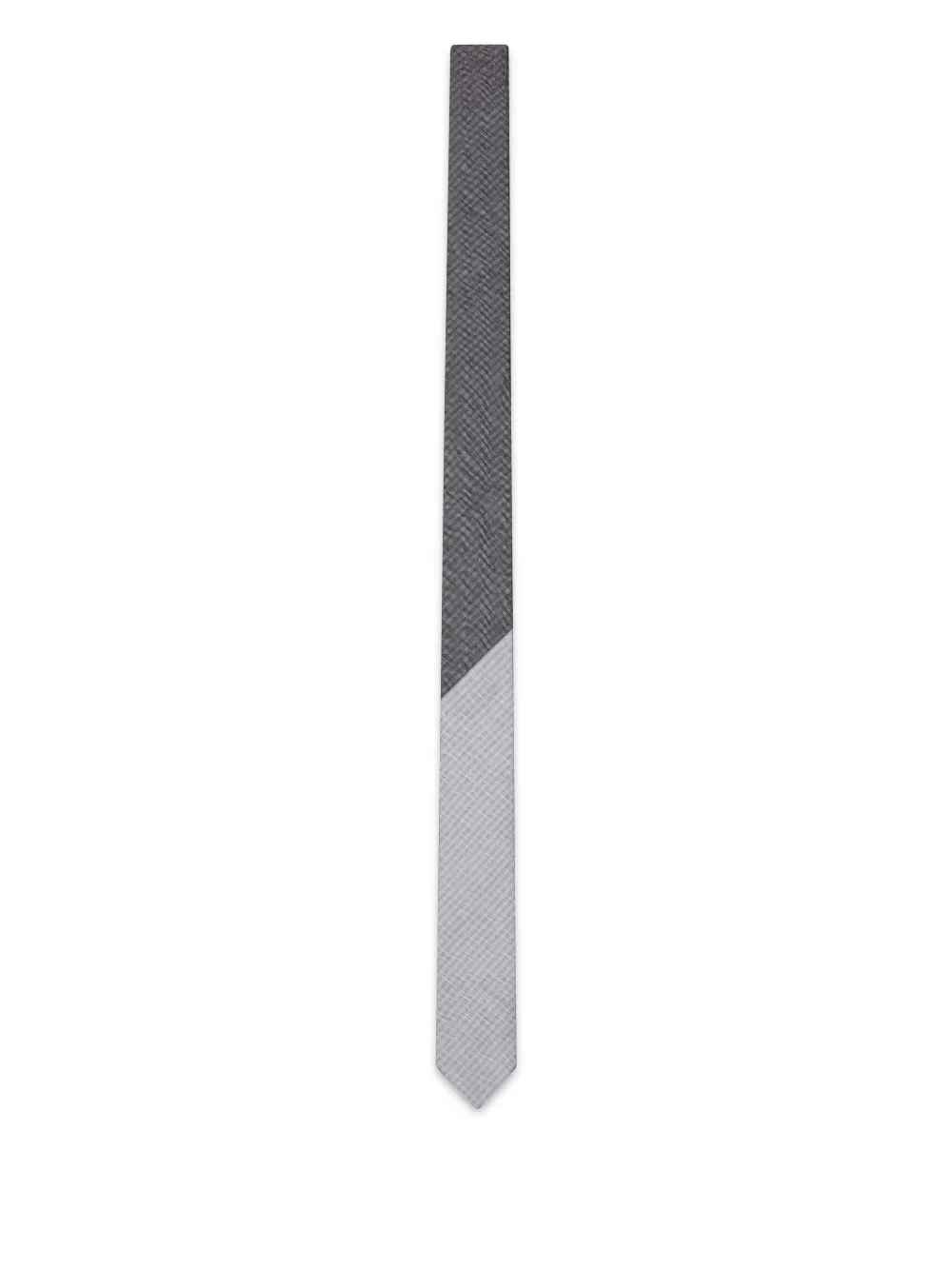 Thom Browne University Stripe ネクタイ - グレー Thom Browne University Stripe ネクタイ - グレー