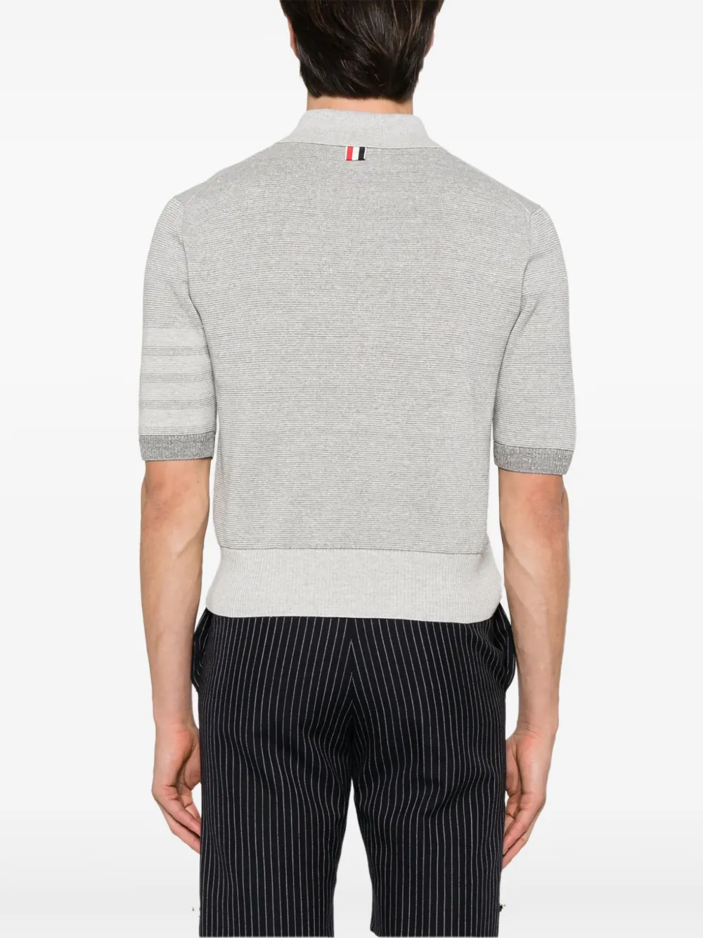 Thom Browne Katoenen poloshirt Grijs