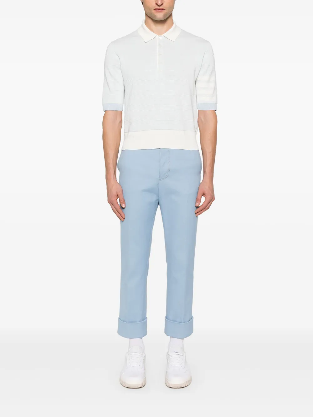 Thom Browne Gestreept poloshirt - Blauw