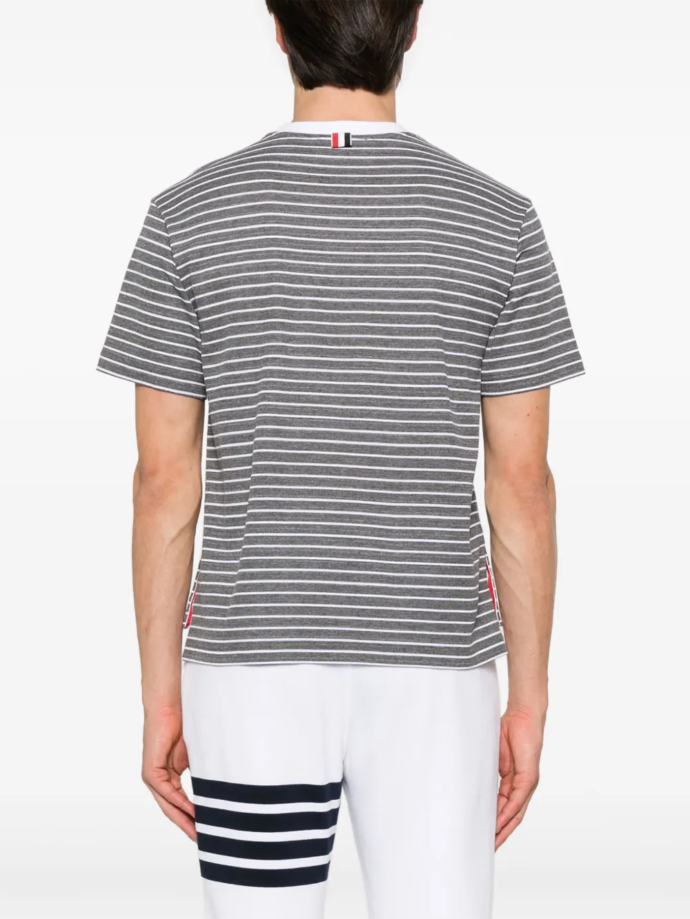 Thom Browne T-shirt met korte mouwen Grijs