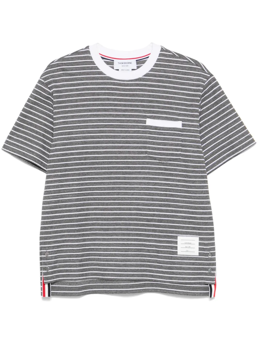 Thom Browne ショートスリーブ Tシャツ - グレー Thom Browne ショートスリーブ Tシャツ - グレー