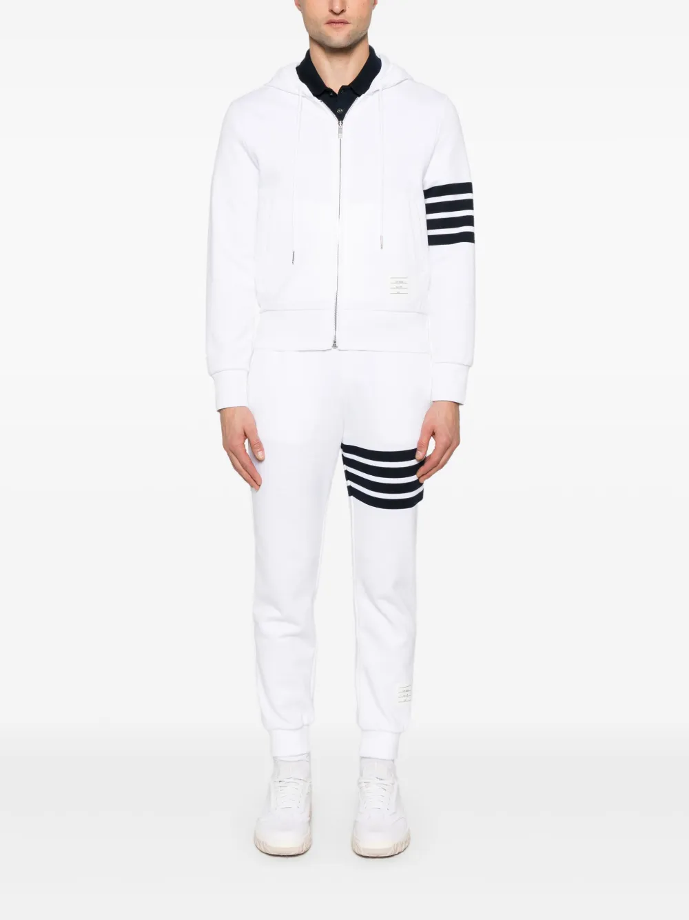 Thom Browne hoodie con cierre y motivo 4-Bar | Hoodies | Image 2
