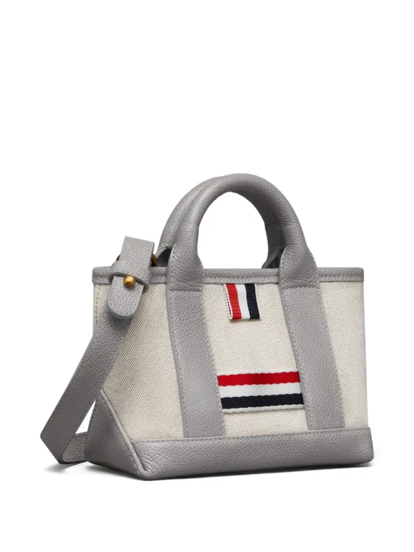 Thom Browne Micro Tool Tote Bag | Grey | FARFETCH AO