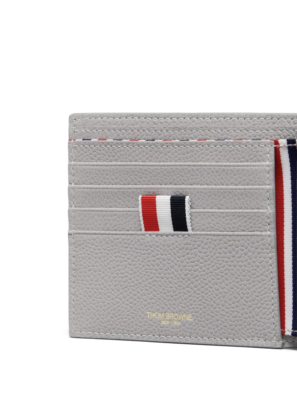 Thom Browne Pasjeshouder met verenprint Grijs