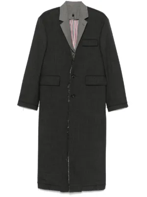 THOM BROWNE テーラードジャケット 黒xベージュ等 2021325A0017 Thom Browne(トム・ブラウン) テーラードジャケットMJC001AW9681