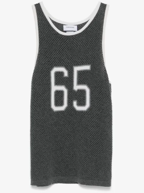 Thom Browne cashmere basketball jersey