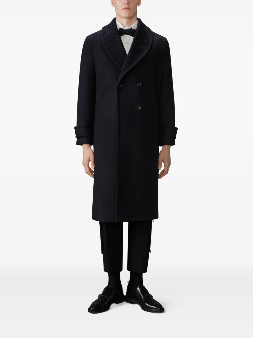 Thom Browne shawl-collar coat | Double Breasted Coats | Image 2