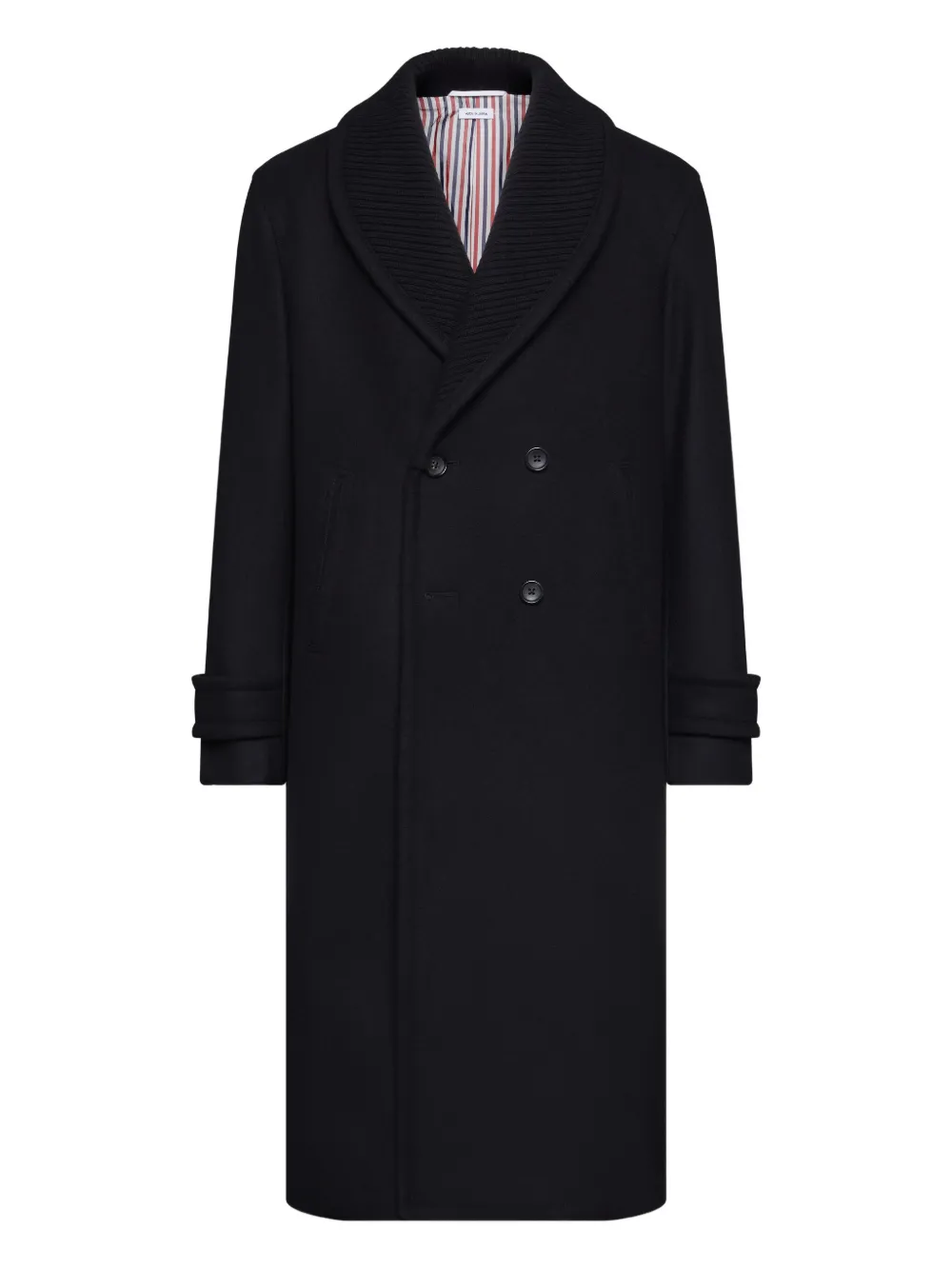 Thom Browne shawl-collar coat | Black | Image 1