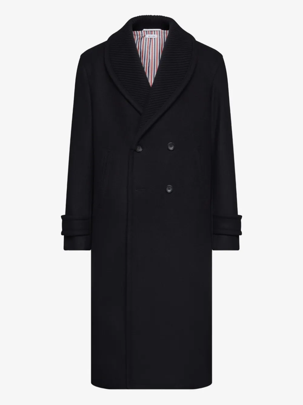 Thom Browne shawl-collar coat | Black | Image 1