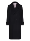 Thom Browne shawl-collar coat - Black