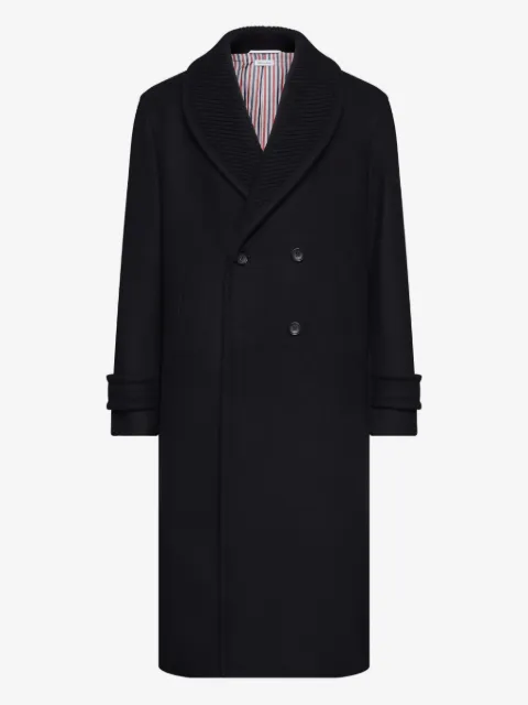Thom Browne shawl-collar coat