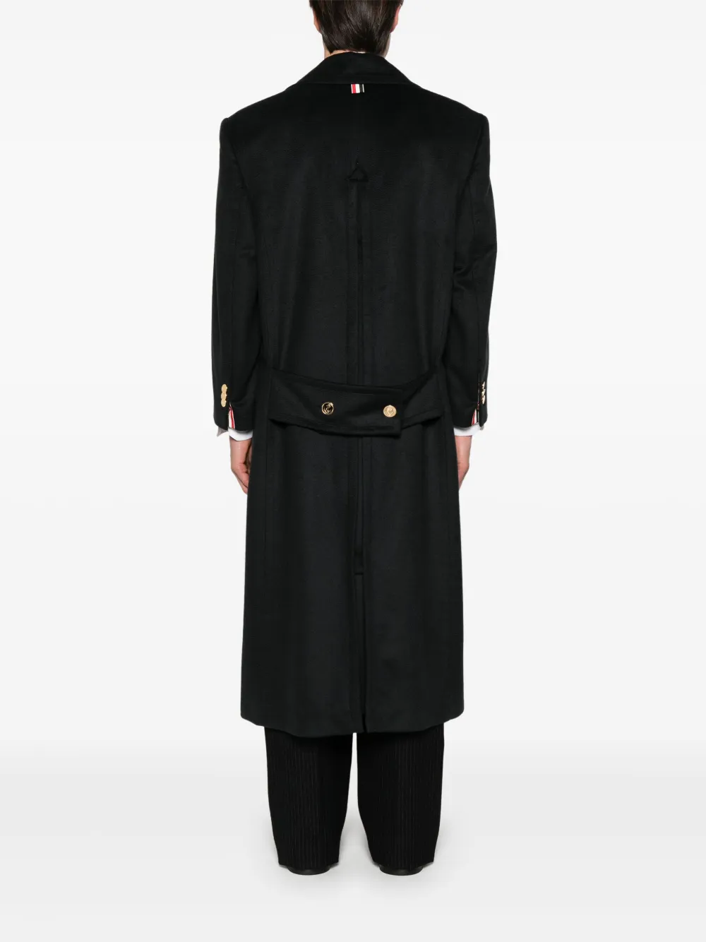 Thom Browne Low Break jas Blauw