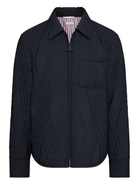 Thom Browne quilted diamond-pattern jacket