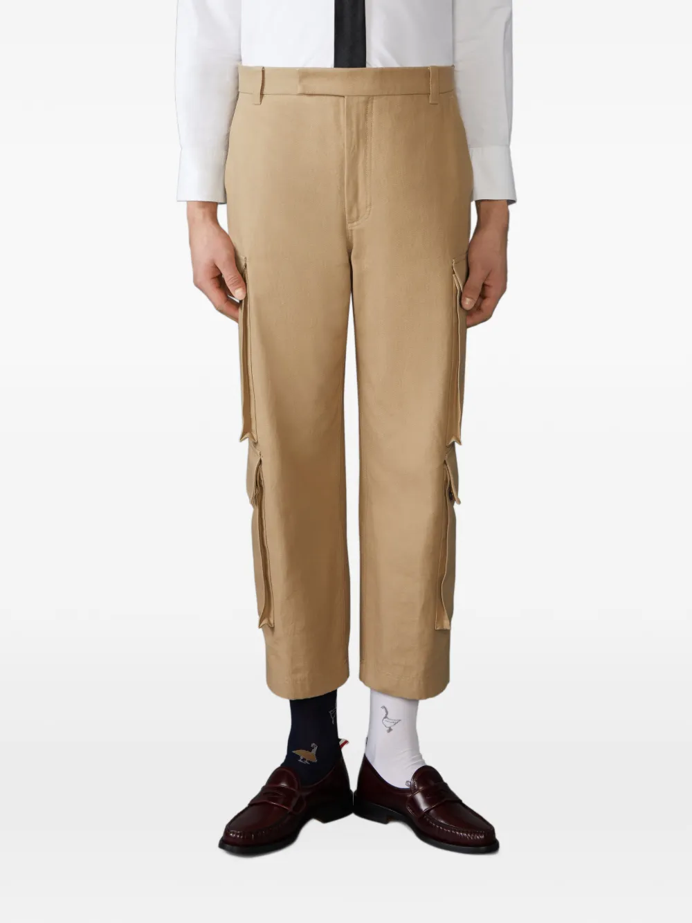 Thom Browne Cargo broek Beige
