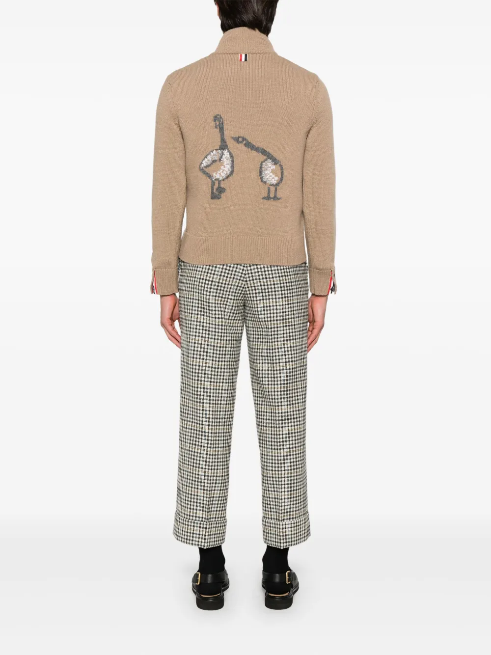 Thom Browne intarsia half-zip sweater | Knitted Sweaters | Image 2