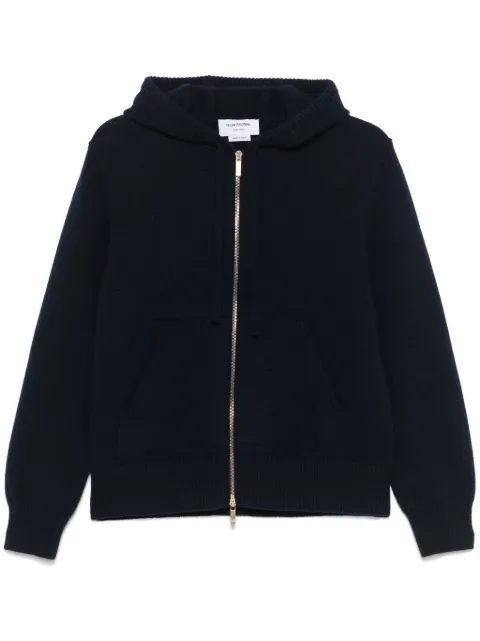 Thom Browne Geese-intarsia zipped hoodie
