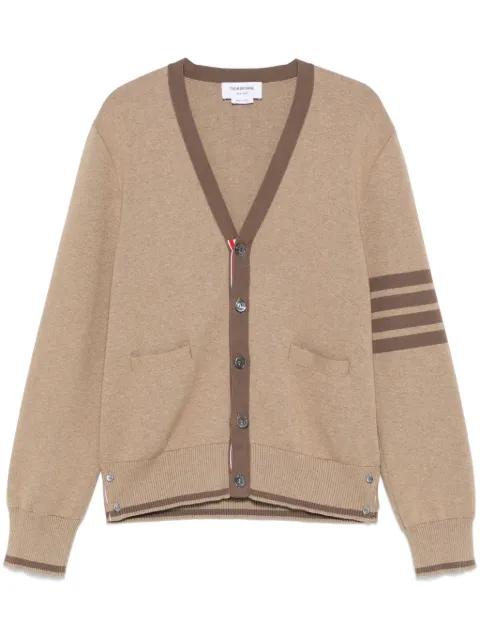 Thom Browne 4-Bar stripe cotton cardigan